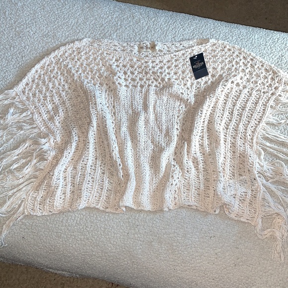 Hollister Sweaters - Hollister BOHO Fringed Poncho — NWT— One Size
